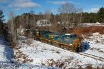 CSXT 7799 Leads L071 at Carmel